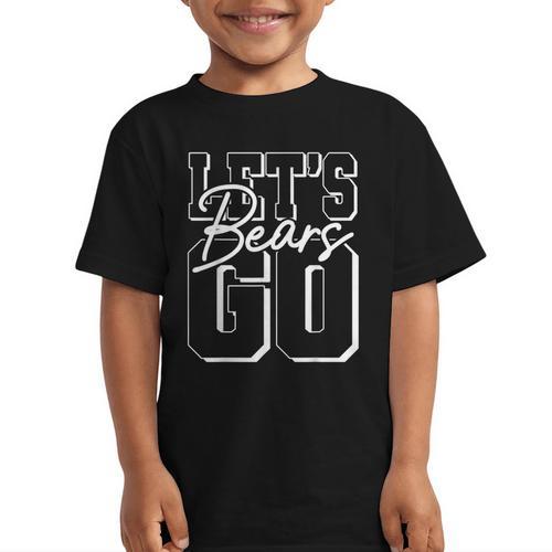 Let's Go Bears Back To School Spirit Graphic Kid T-Shirt - Savourry