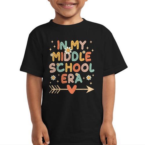 In My Middle School Era Back To School Outfits For Teache Graphic Kid T-Shirt - Savourry