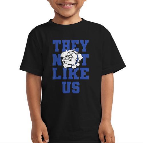 Not Like Bulldog Back To School Spirit B Graphic Kid T-Shirt - Savourry