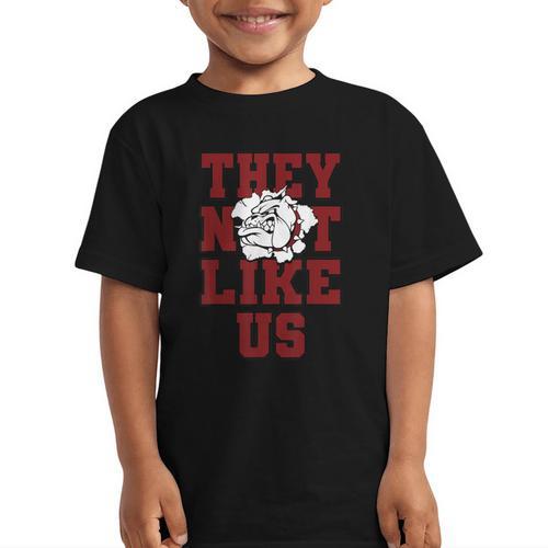 Not Like Bulldog Back To School Spirit M Graphic Kid T-Shirt - Savourry
