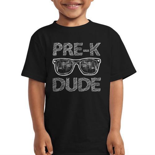 Pre-K Dude Back To School-First Day Of Preschool Girls Boys Graphic Kid T-Shirt - Savourry