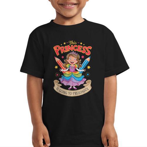 This Princess Is Going To Preschool Back To School Graphic Kid T-Shirt - Savourry