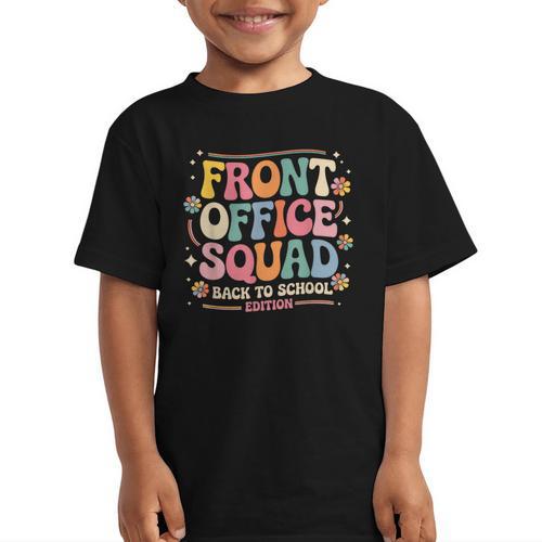 Retro Front Office Squad Back To School Edition Graphic Kid T-Shirt - Savourry