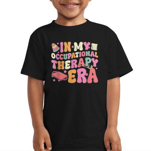 Retro In My Occupational Therapy Era OT OTA Back To School Graphic Kid T-Shirt - Savourry