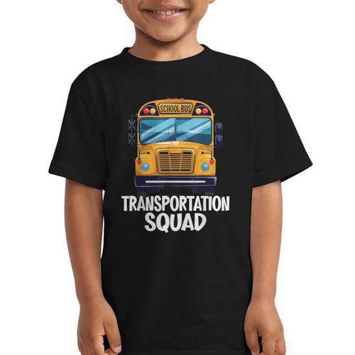 School Bus Driver Back To School Transportation Squad Graphic Kid T-Shirt - Savourry
