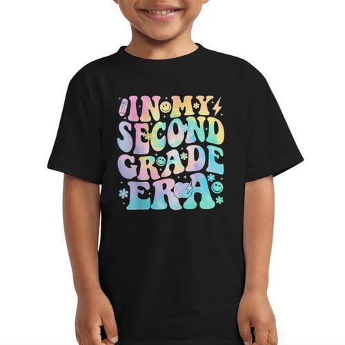 In My Second Grade Era Girl Tie Dye 2nd Grade Back To School Graphic Kid T-Shirt - Savourry