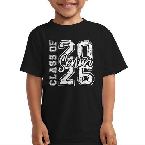 Senior 2026 Class Of 2026 Graduate Back To School Women Men Graphic Kid T-Shirt - Savourry