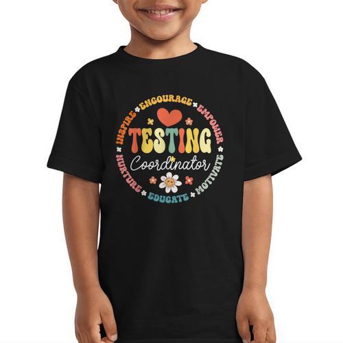 Testing Coordinator Appreciation Week Back To School Graphic Kid T-Shirt - Savourry