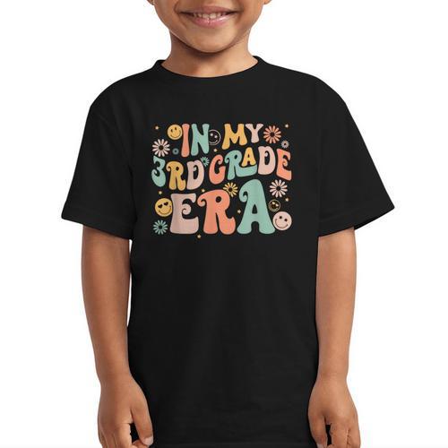 In My Third Grade Era Retro 3rd Grade Back To School Graphic Kid T-Shirt - Savourry