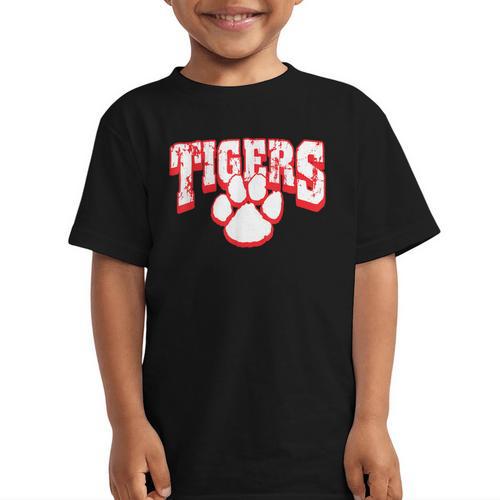 Tigers School Spirit Back To School R Graphic Kid T-Shirt - Savourry