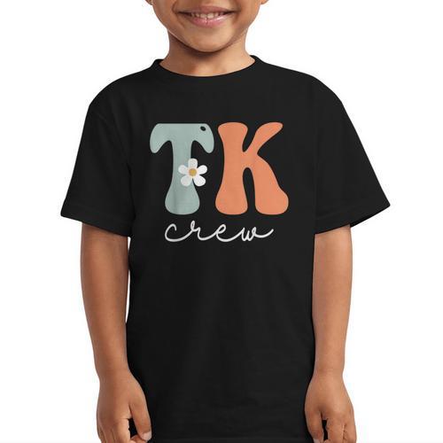 TK Crew Groovy Women Appreciation Day Hello Back To School Graphic Kid T-Shirt - Savourry