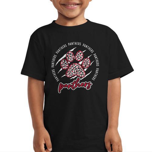 Vintage Panthers School Sports Name Spirit Back To School Graphic Kid T-Shirt - Savourry