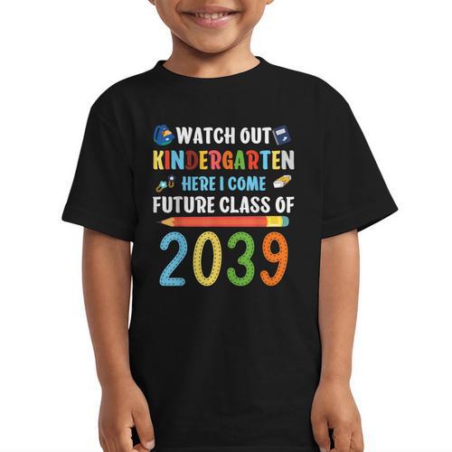 Watch Out Kindergarten Here I Come Shirts Back To School Graphic Kid T-Shirt - Savourry