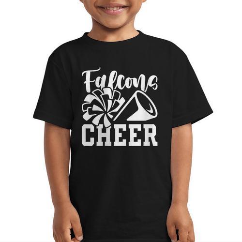 Women's Cheer Falcons Back To School Spirit Graphic Kid T-Shirt - Savourry