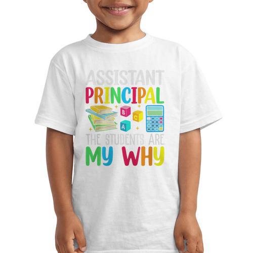 Back To School Assistant Principal The Students Are My Why Premium Tri-Blend Graphic Kid T-Shirt - Savourry