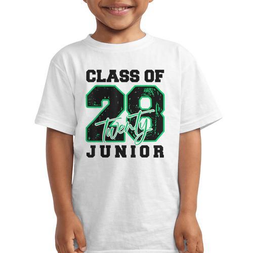 Class Of 2028 Junior High School Back To School 11th Grade Graphic Kid T-Shirt - Savourry