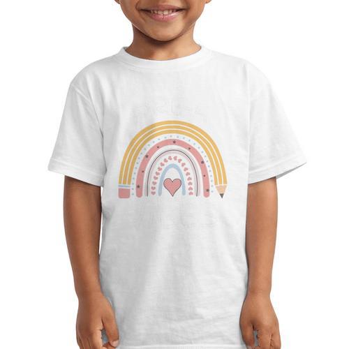 Pre-K Vibes Pencil Rainbow Back To School Boys Girls Kids Premium Tri-Blend Graphic Kid T-Shirt - Savourry