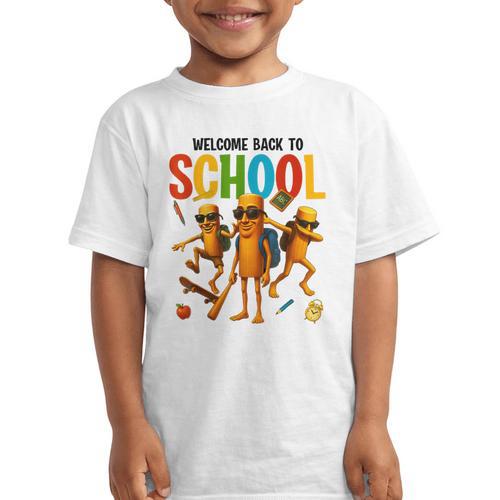 Tung Tung Sahur Back To School Brainrot Meme Boys Girls Kid Graphic Kid T-Shirt - Savourry