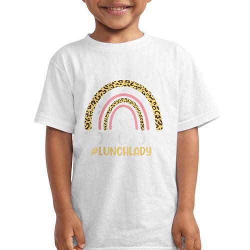 Welcome Back To School Lunch Lady First Day Of School Graphic Kid T-Shirt - Savourry