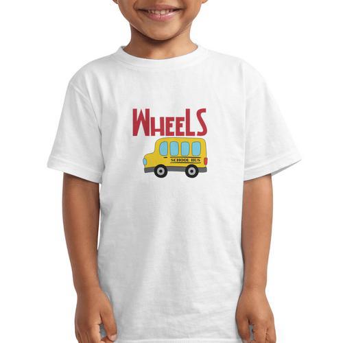 Wheels On The Bus Kids Back To School Graphic Kid T-Shirt - Savourry