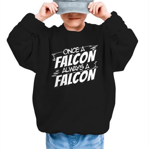 Always A Falcon Back To School Spirit Graphic Kid Sweatshirt - Savourry