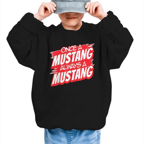 Always A Mustang Back To School Spirit R Graphic Kid Sweatshirt - Savourry