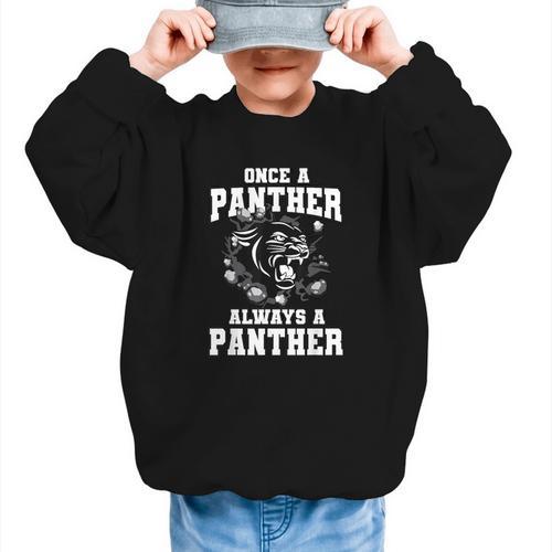 Always A Panther Back To School Spirit Graphic Kid Sweatshirt - Savourry