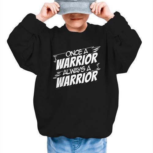 Always A Warrior Back To School Spirit Graphic Kid Sweatshirt - Savourry