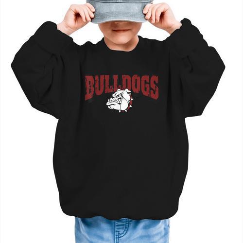 Bulldogs Back To School Spirit M Graphic Kid Sweatshirt - Savourry
