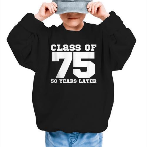 Class Of 1975 50 Years Later Reunions SQUAD Back To School Graphic Kid Sweatshirt - Savourry