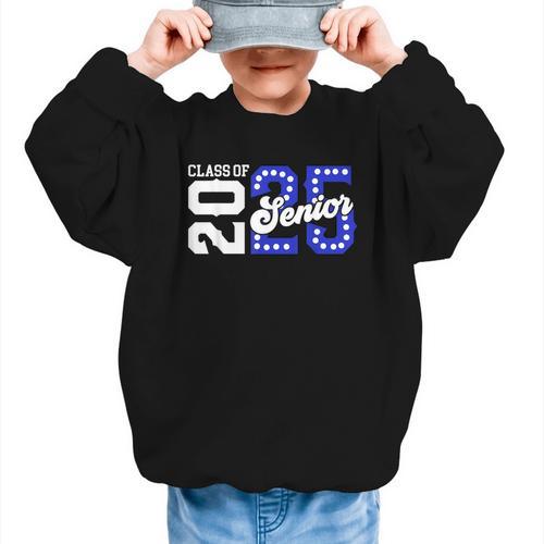 Class Of 2025 Senior 2025 Back To School Graduation Party Graphic Kid Sweatshirt - Savourry