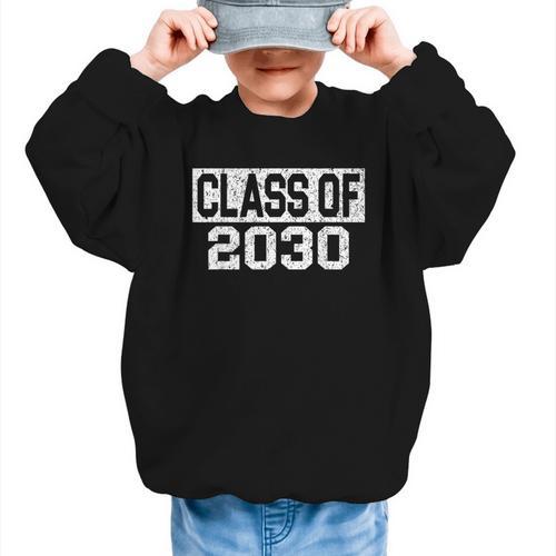 Class Of 2030 Back To School Graduation Senior Graphic Kid Sweatshirt - Savourry