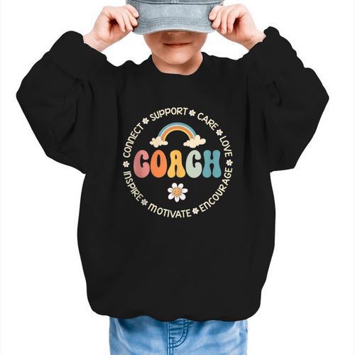 Coach Appreciation Week Back To School Graphic Kid Sweatshirt - Savourry