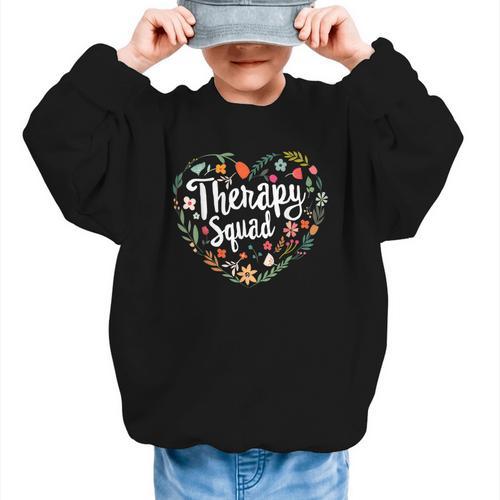 Cute Therapy Squad Physical Therapist Team Back To School Graphic Kid Sweatshirt - Savourry