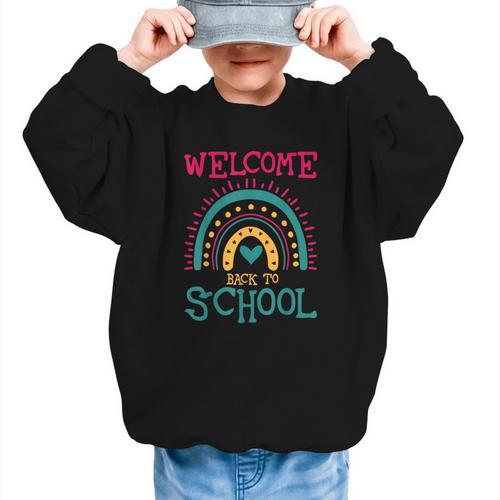 Cute Welcome Back To School First Day Of School First Day Graphic Kid Sweatshirt - Savourry