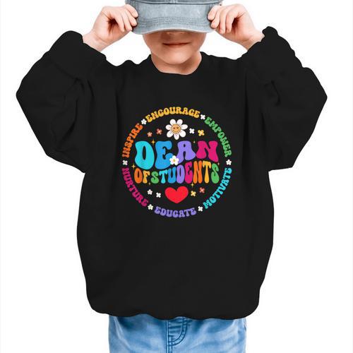 Dean Of Students Appreciation Week Back To School Graphic Kid Sweatshirt - Savourry