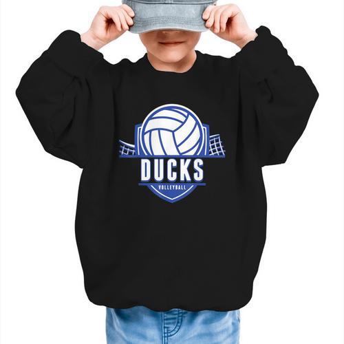Ducks Volleyball Back To School Spirit B Graphic Kid Sweatshirt - Savourry