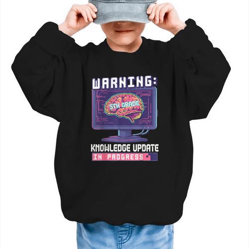 Fifth Grade Back To School Shirts Kids Girls Boys Computers Graphic Kid Sweatshirt - Savourry