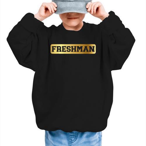Freshman 9th Grade Back To School First Day Juneteenth Afro Graphic Kid Sweatshirt - Savourry
