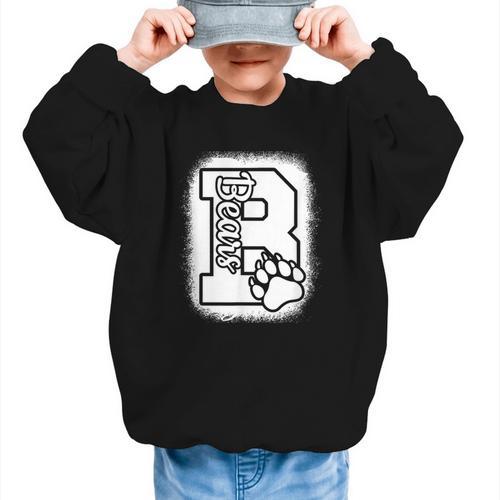 Go Cheer Bears High School Bears Back To School Spirit Graphic Kid Sweatshirt - Savourry