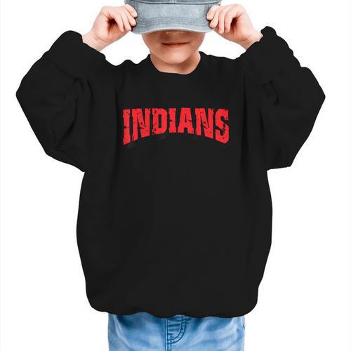 Indians Back To School Spirit R Graphic Kid Sweatshirt - Savourry