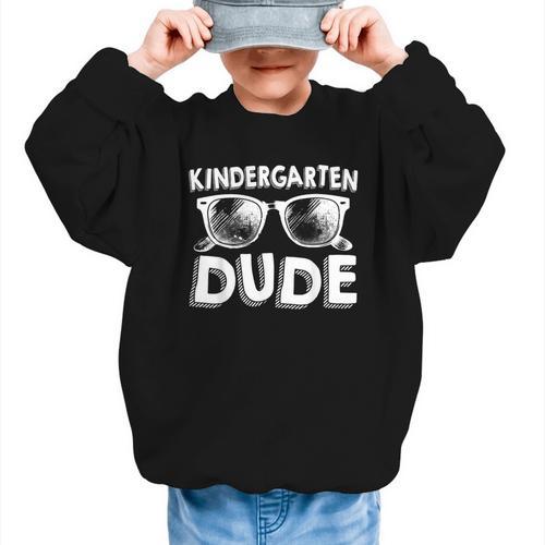 Kindergarten Dude Shirt Back To School Kinder Crew Graphic Kid Sweatshirt - Savourry