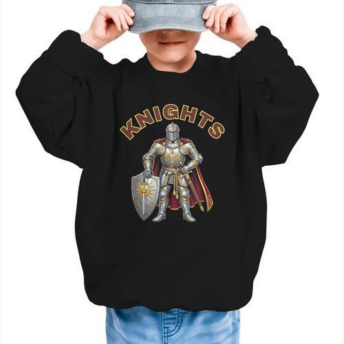 Knights Back To School Spirit Graphic Kid Sweatshirt - Savourry