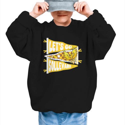 Let's Go Sollevare Uplift Back To School Spirit Graphic Kid Sweatshirt - Savourry