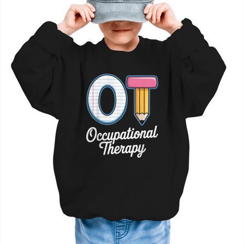Occupational Therapy OT And COTA Back To School Graphic Kid Sweatshirt - Savourry