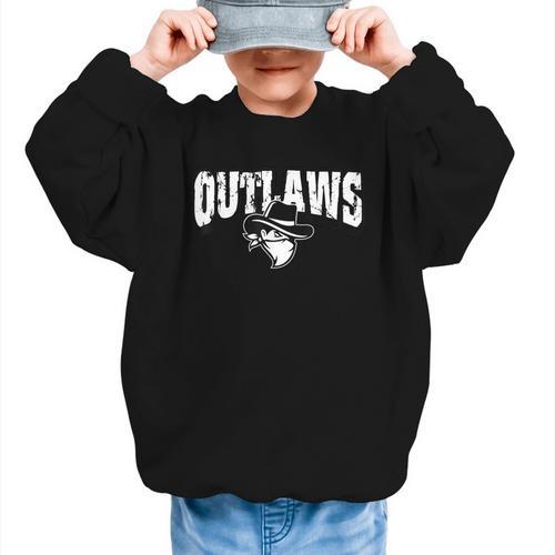 Outlaws Back To School Spirit Graphic Kid Sweatshirt - Savourry