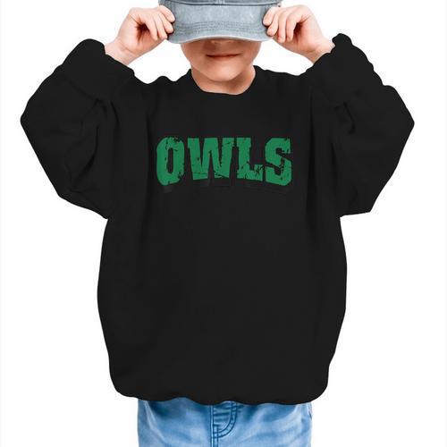 Owls Back To School Spirit G Graphic Kid Sweatshirt - Savourry