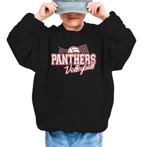 Panthers Volleyball Back To School Spirit M Graphic Kid Sweatshirt - Savourry