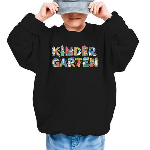 Penguin Kindergarten Back To School Kids Boys Girls Graphic Kid Sweatshirt - Savourry