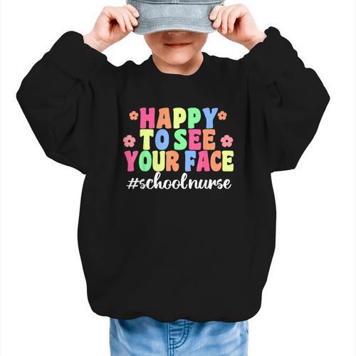 School Nurse For Back To School Nursing Graphic Kid Sweatshirt - Savourry